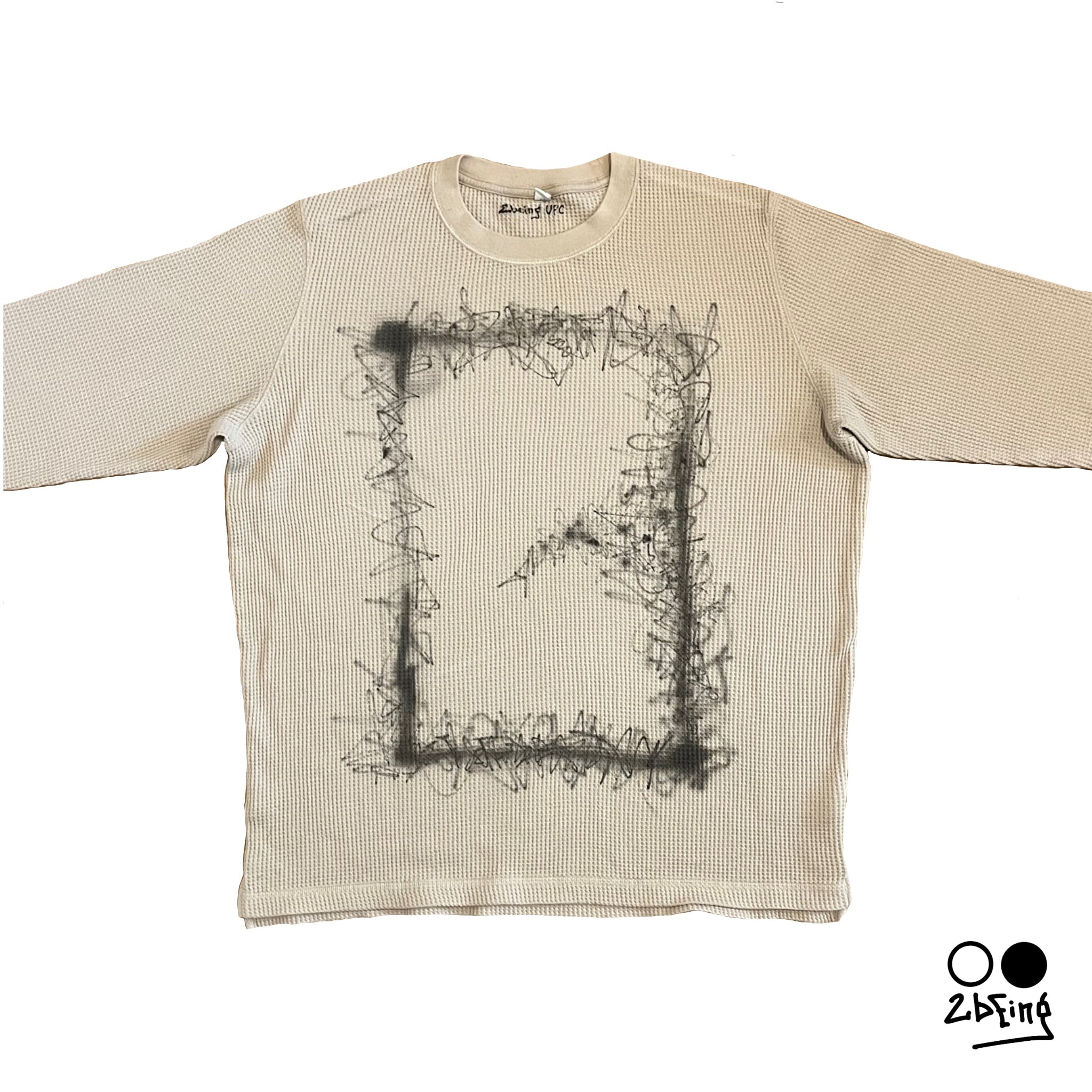 Beige Waffle Long Sleeve