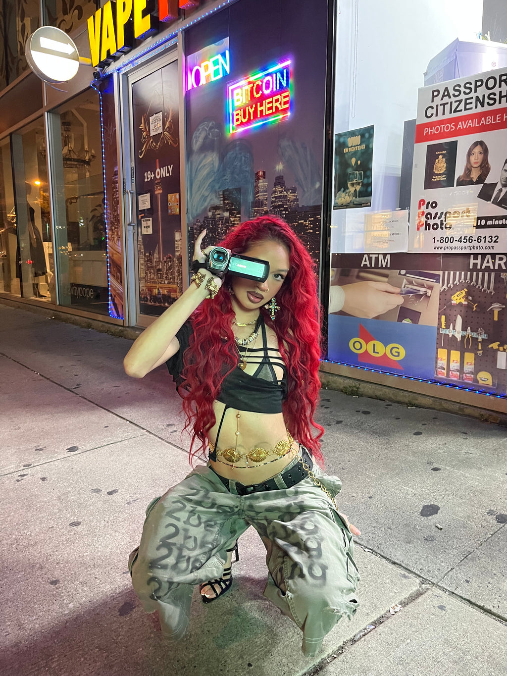 Distressed Army Bikini Top OG